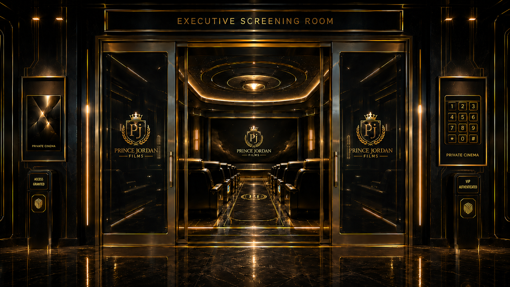 Prince Jordan Films Executive Screening Room