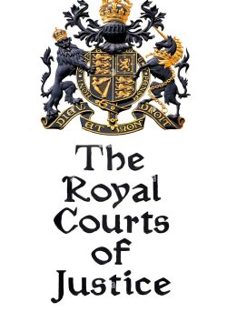 london-england-uk-royal-courts-of-justice-in-the-strand-name-and-coats-D4DP2G